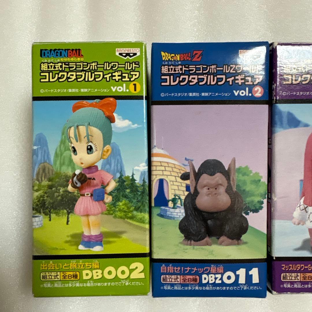 ドラゴンボール　ワールドコレクタブルフィギュア　ブルマ　スノ　バブルス　ワーコレ