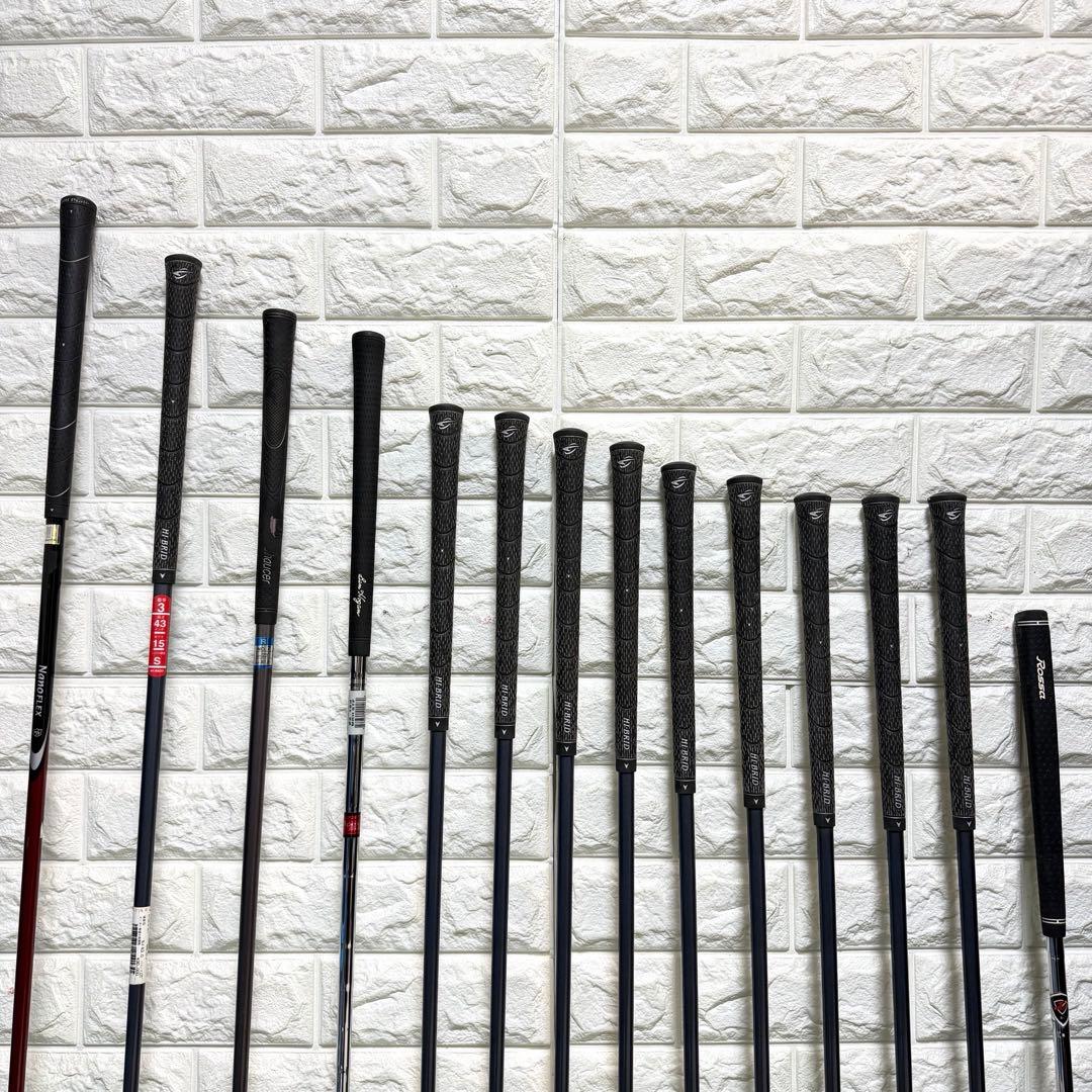 ゴルフセット　初心者応援　HI-BRID カーボンシャフト　飛距離抜群　メンズ