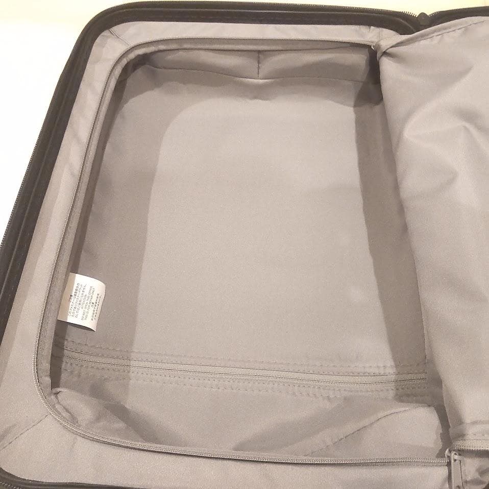 ★美品★ 無印良品 スーツケース 19L ストッパー付 ネイビー 機内持ち込み可