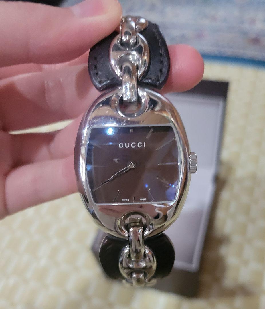 GUCCI 時計 レディース マリーナチェーン ブラウン