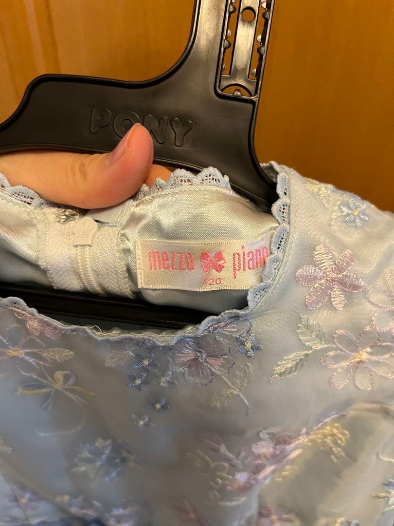 メゾピアノ　フォーマルドレス カーディガン　入学式　120