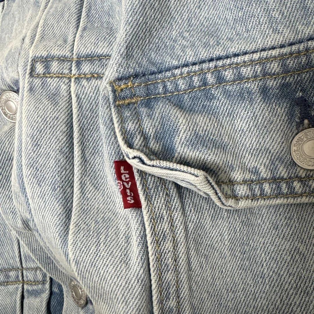 ビックサイズ【未使用タグ付き】リーバイス　2nd Gジャン3L 水色　綿100%