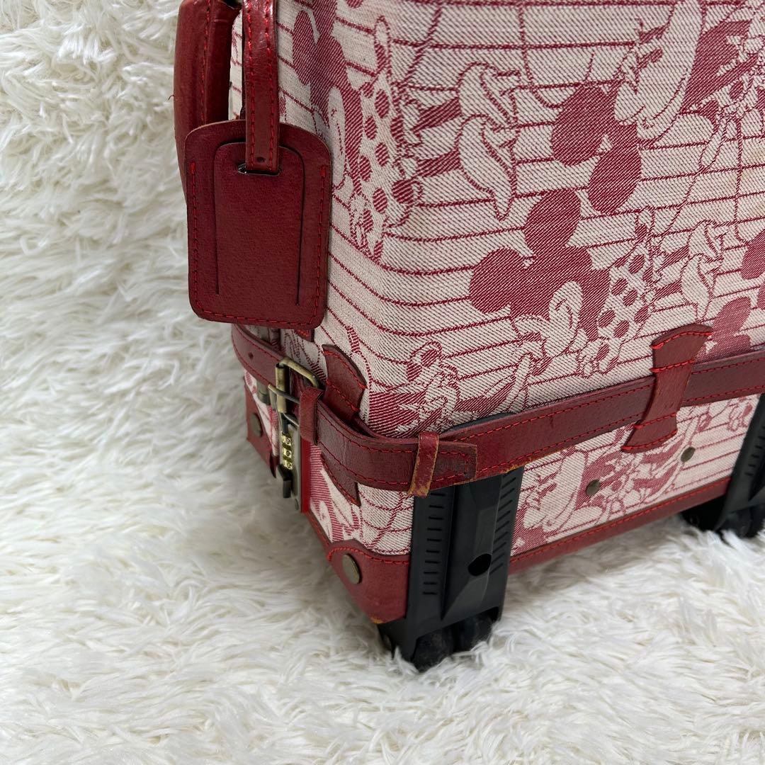 [美品］ムチャチャ×Disney キャリーケース ミニー ピンク 旅行 1泊2日