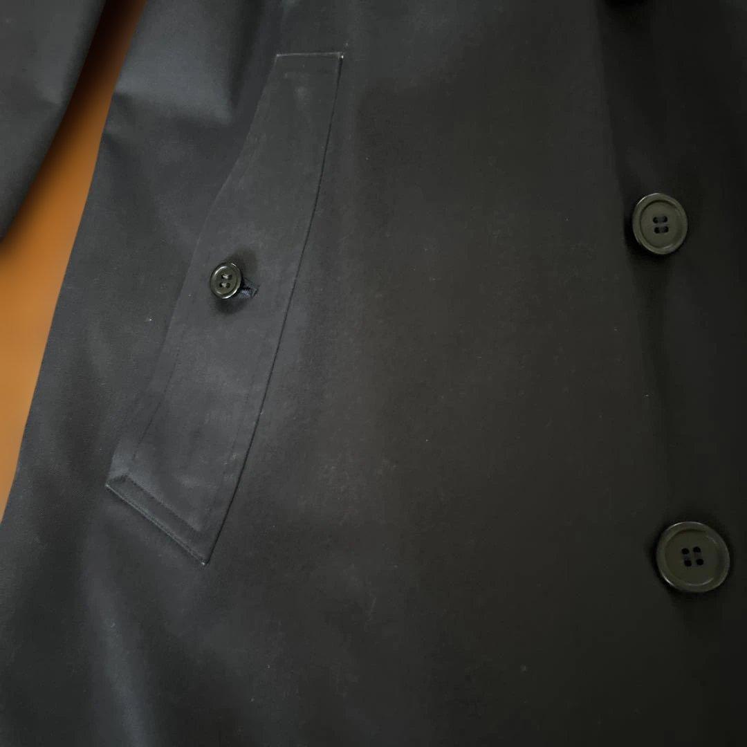 バーバリー　ネイビー ステンカラーコート　ライナー付き