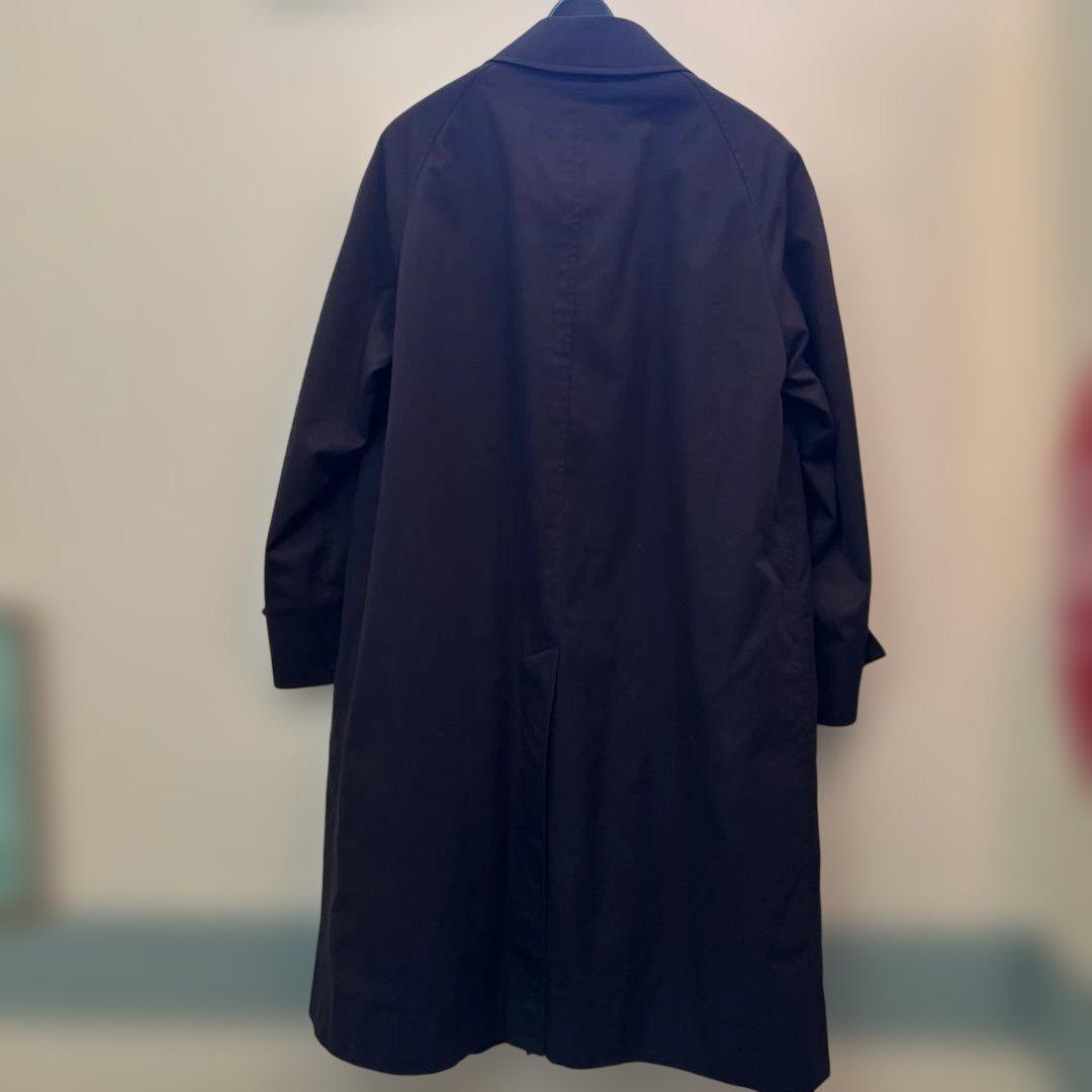 バーバリー　ネイビー ステンカラーコート　ライナー付き