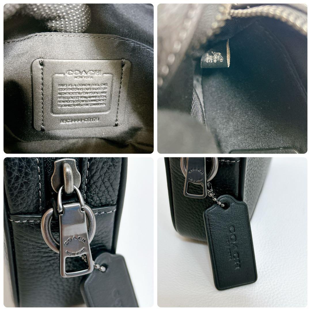 極美品 コーチ ジェイデン ショルダーバッグ クロスボディ 2way レザー 黒