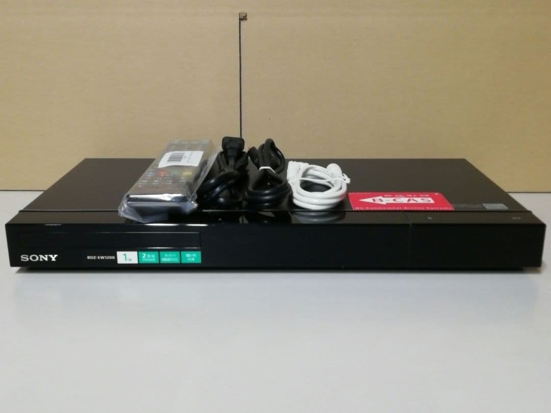 SONY BDZ-EW1200　2TB/W録画/外付けHDD対応/Wi-Fi内蔵
