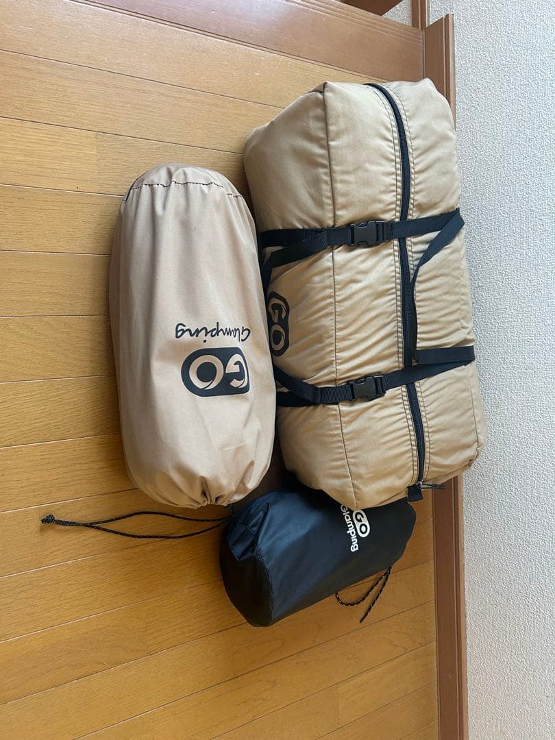 GOGlamping パップテントTC 前幕　専用グランドシートセット