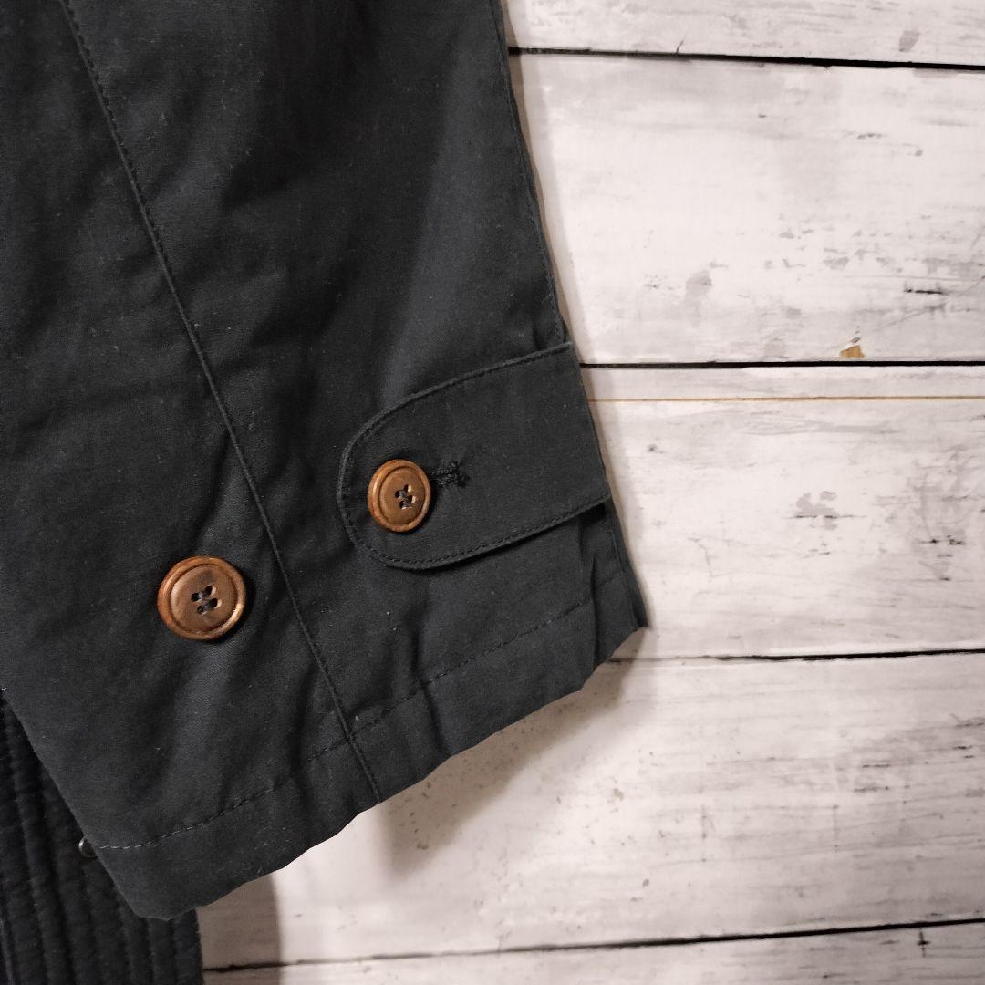 ジョルジオアルマーニ ロングステンカラーコート ベルト 裏地キルティング