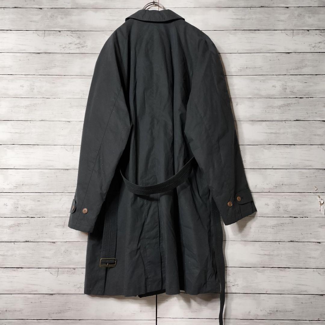 ジョルジオアルマーニ ロングステンカラーコート ベルト 裏地キルティング