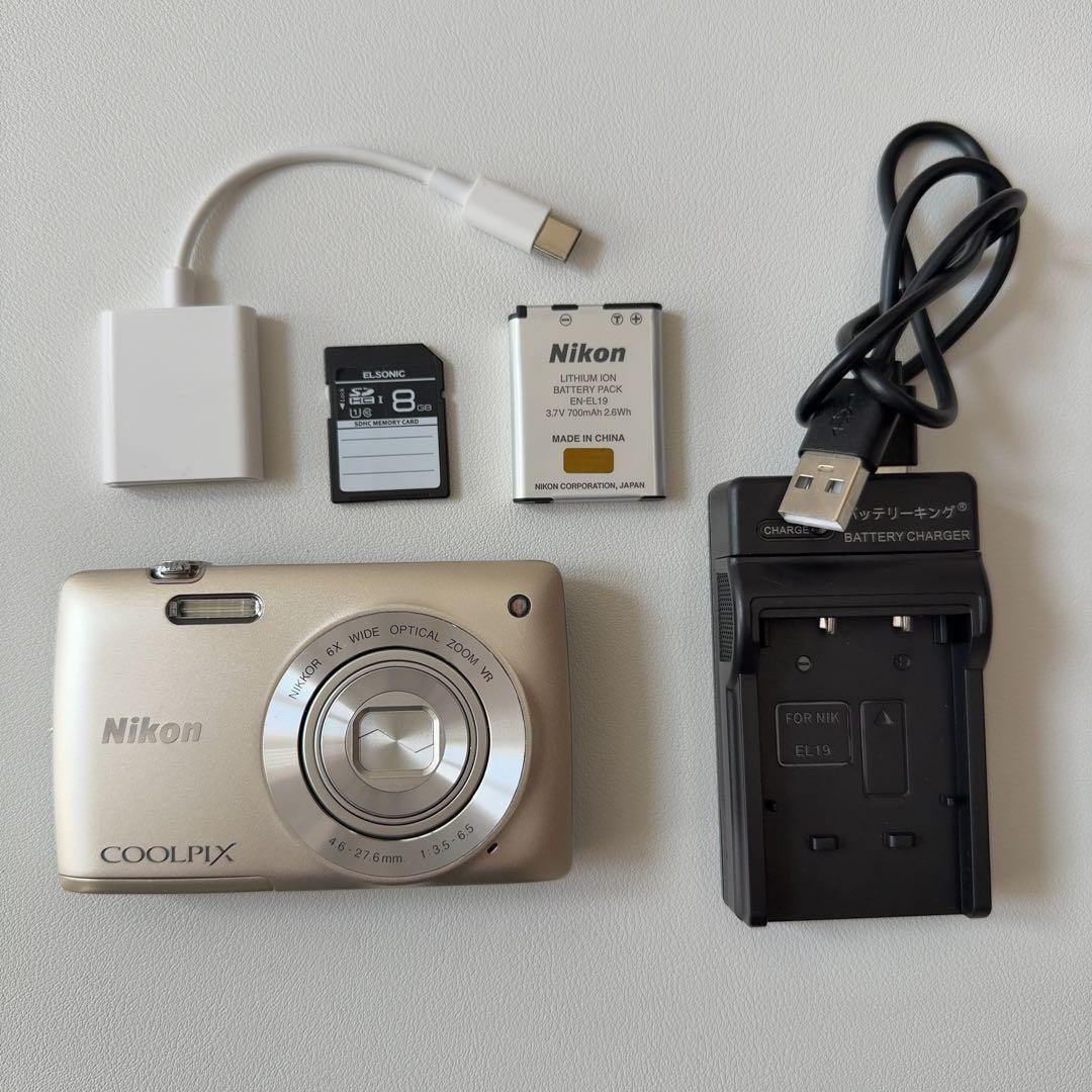 Nikon COOLPIX S4400 シルバー コンパクトデジタルカメラ