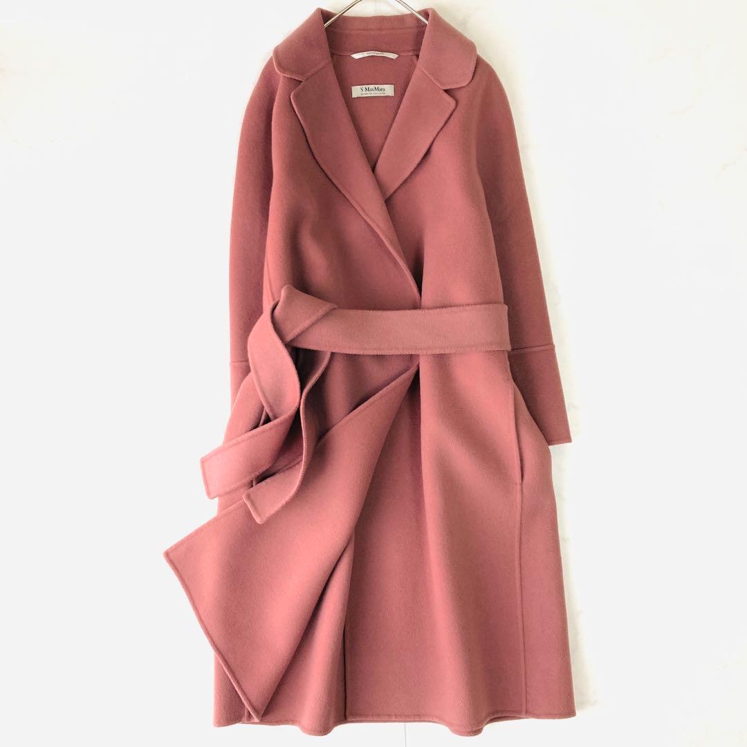 美品✨️マックスマーラ クチートアマーノ ガウンコート ベルテッド