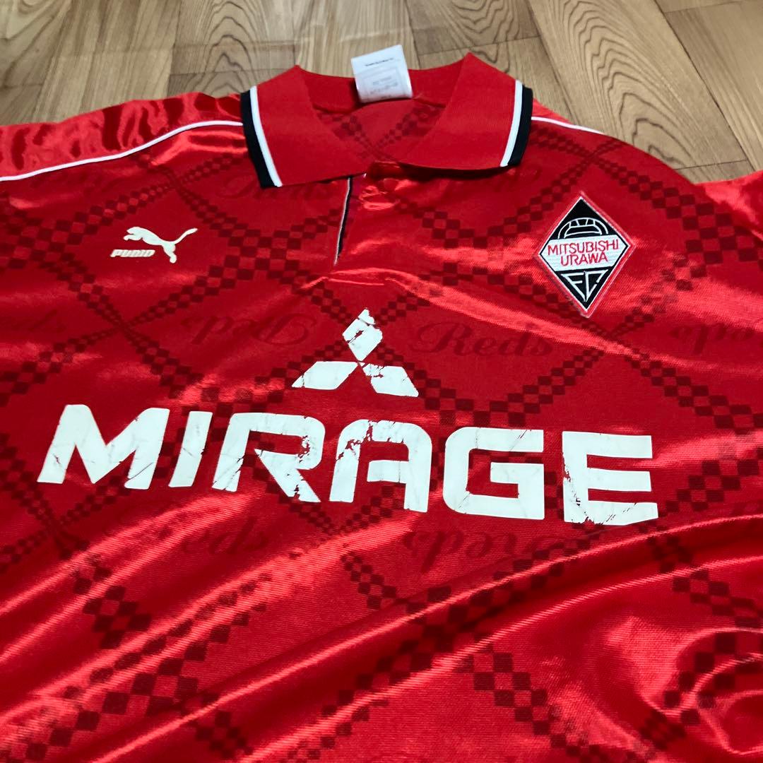激レア　PUMA 浦和レッズユニフォーム　赤 MIRAGE 小野伸二デビュー年
