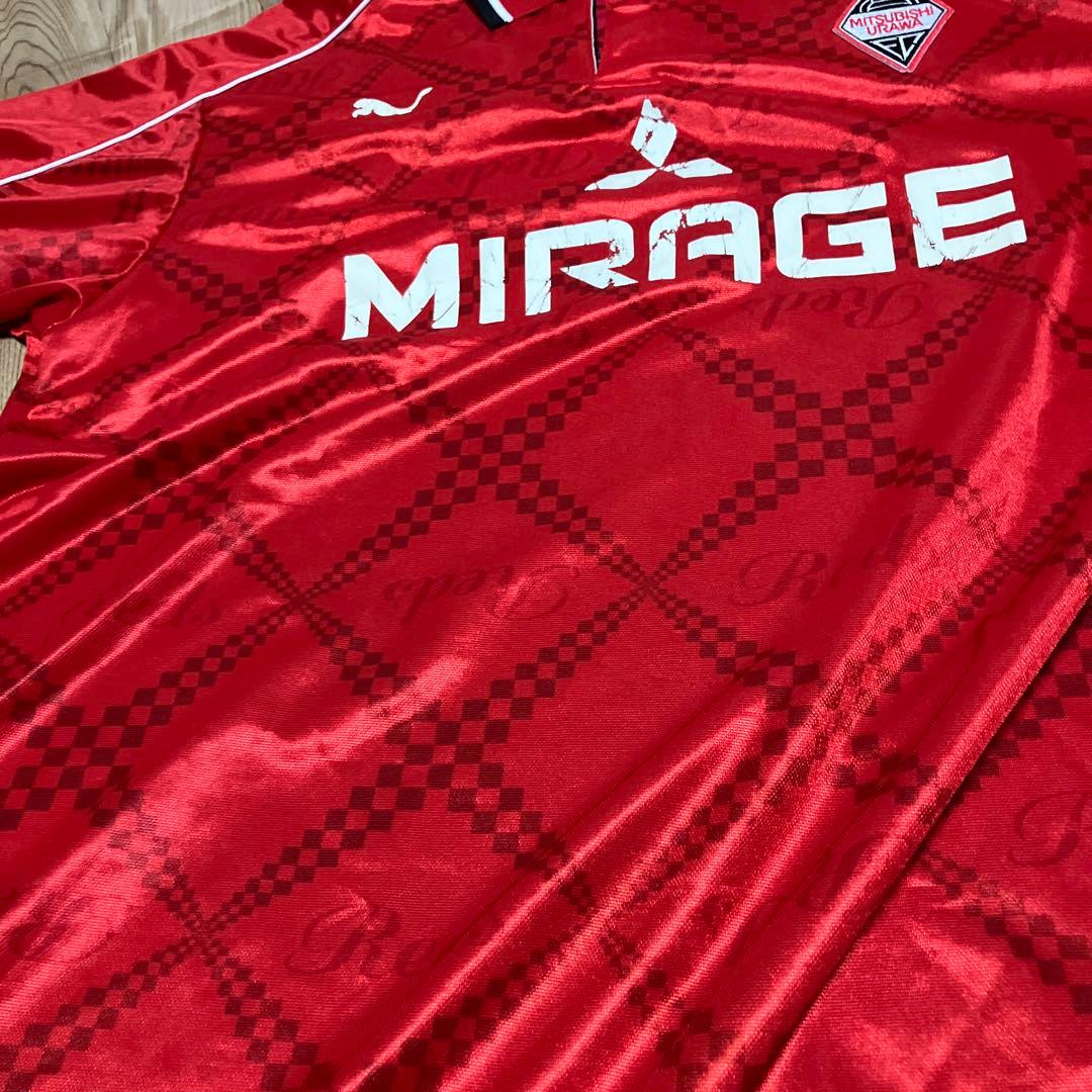 激レア　PUMA 浦和レッズユニフォーム　赤 MIRAGE 小野伸二デビュー年