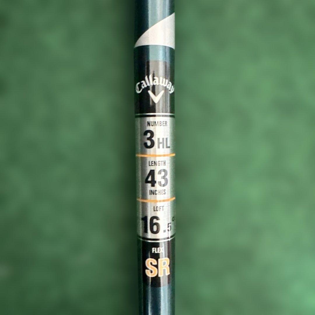 キャロウェイエリートフェアウェイウッド3W HL ベンタスグリーン5SRシャフト