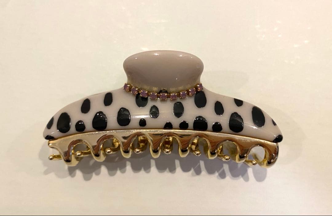 レア acca クリップ Mサイズ ダルメシアン柄