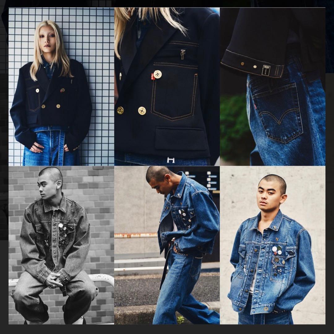 サカイ リーバイス sacai Levi’s ピンバッジ 3種セット