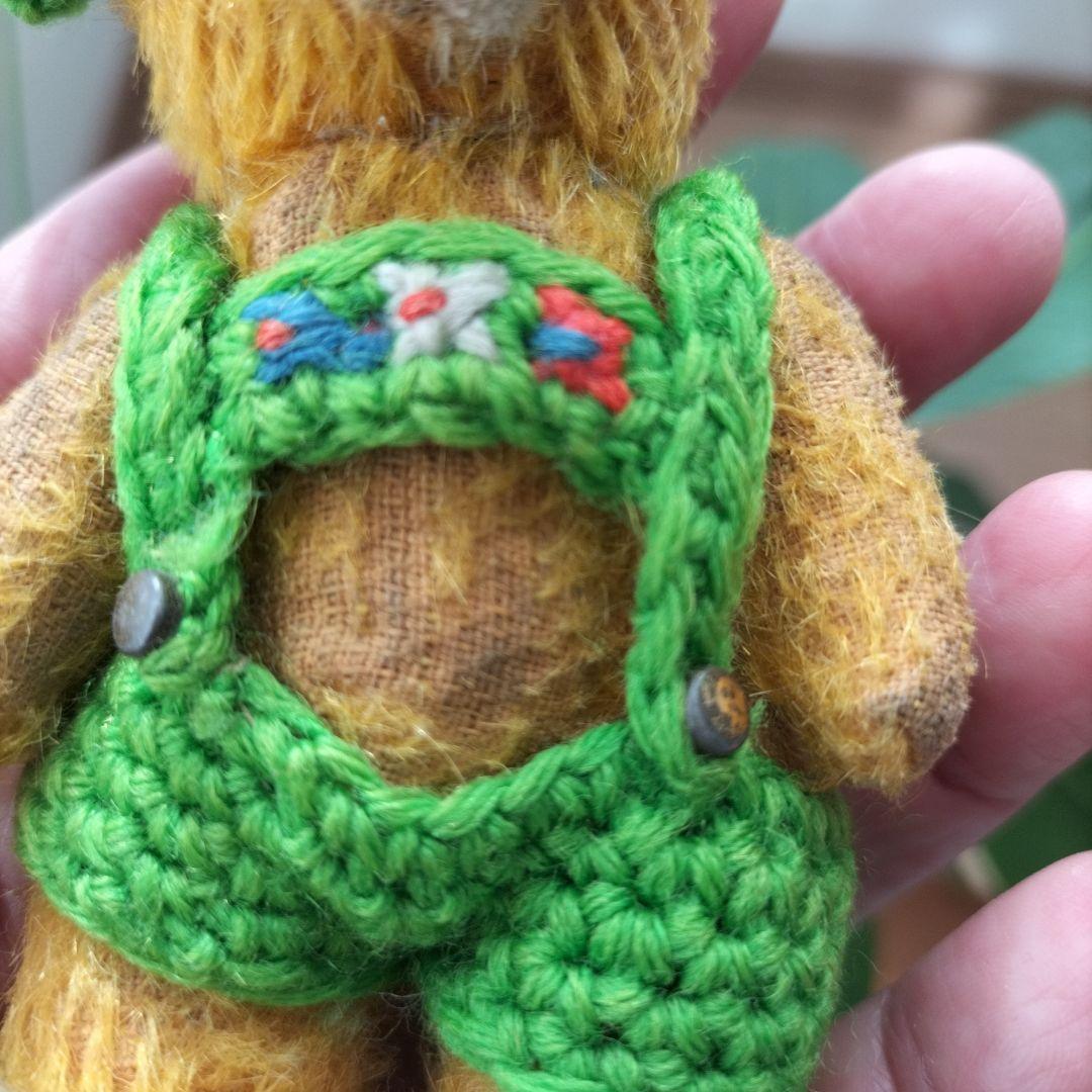 ドイツ　ビンテージ　チロル風ニット　テディベア　リペアあり