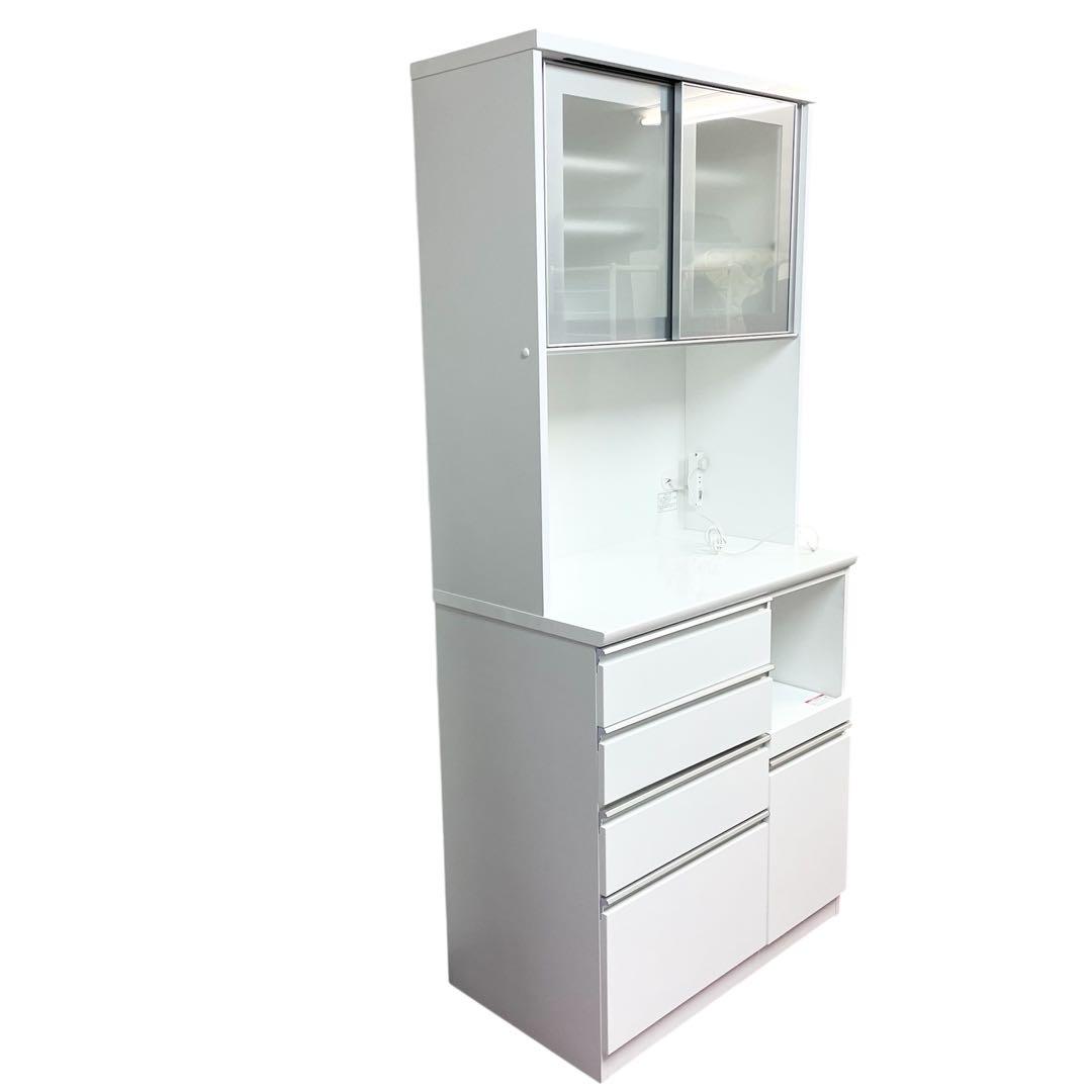 ニトリ　キッチンボード　食器棚　レジューム