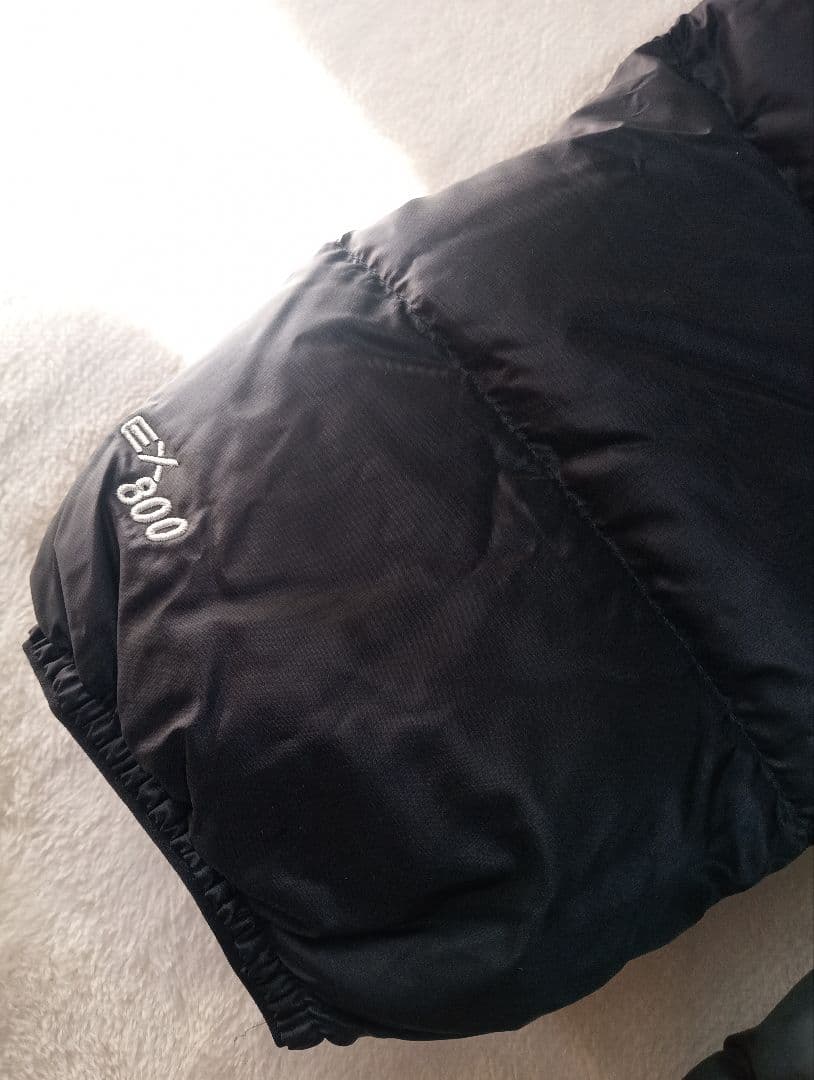 極美品　ライトアルパインダウンジャケット　ブラック　黒　メンズМ　800FP