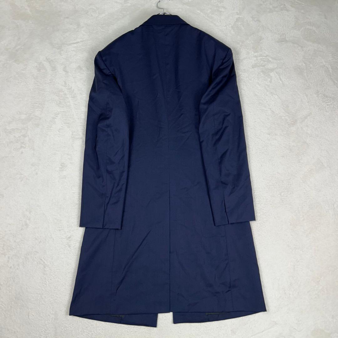 コムデギャルソンオムプリュス 21SS ウール チェスターコート ネイビー
