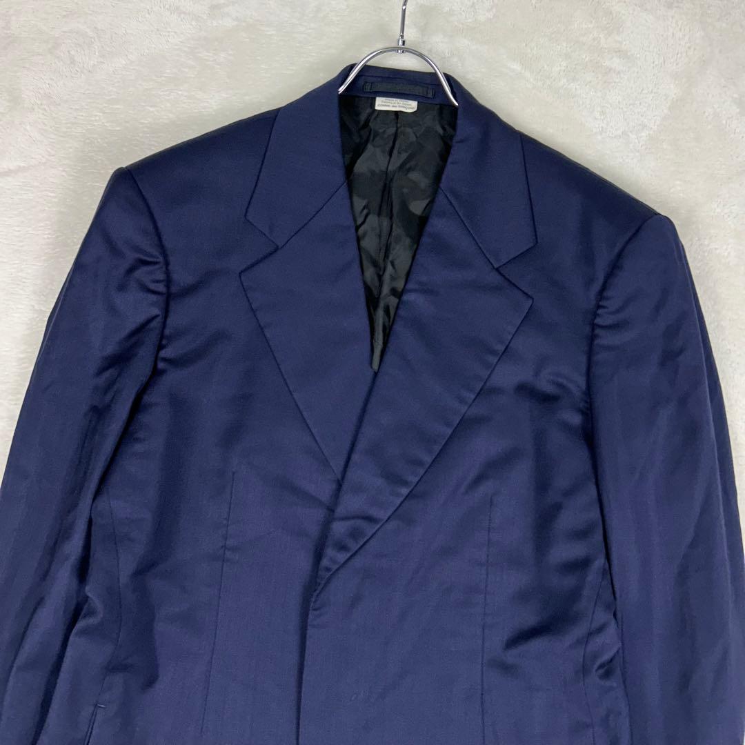 コムデギャルソンオムプリュス 21SS ウール チェスターコート ネイビー