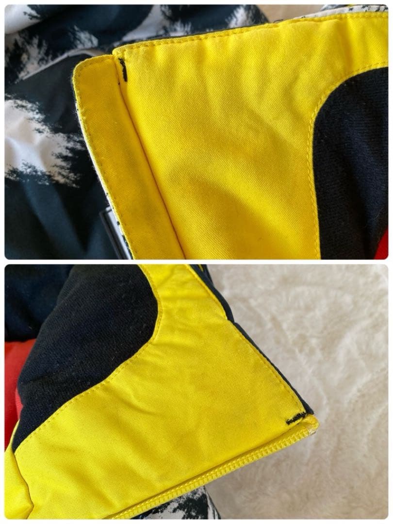 MIZUNO HEADチームロゴ　スキーウェア　セットアップ　L 総柄　紺色