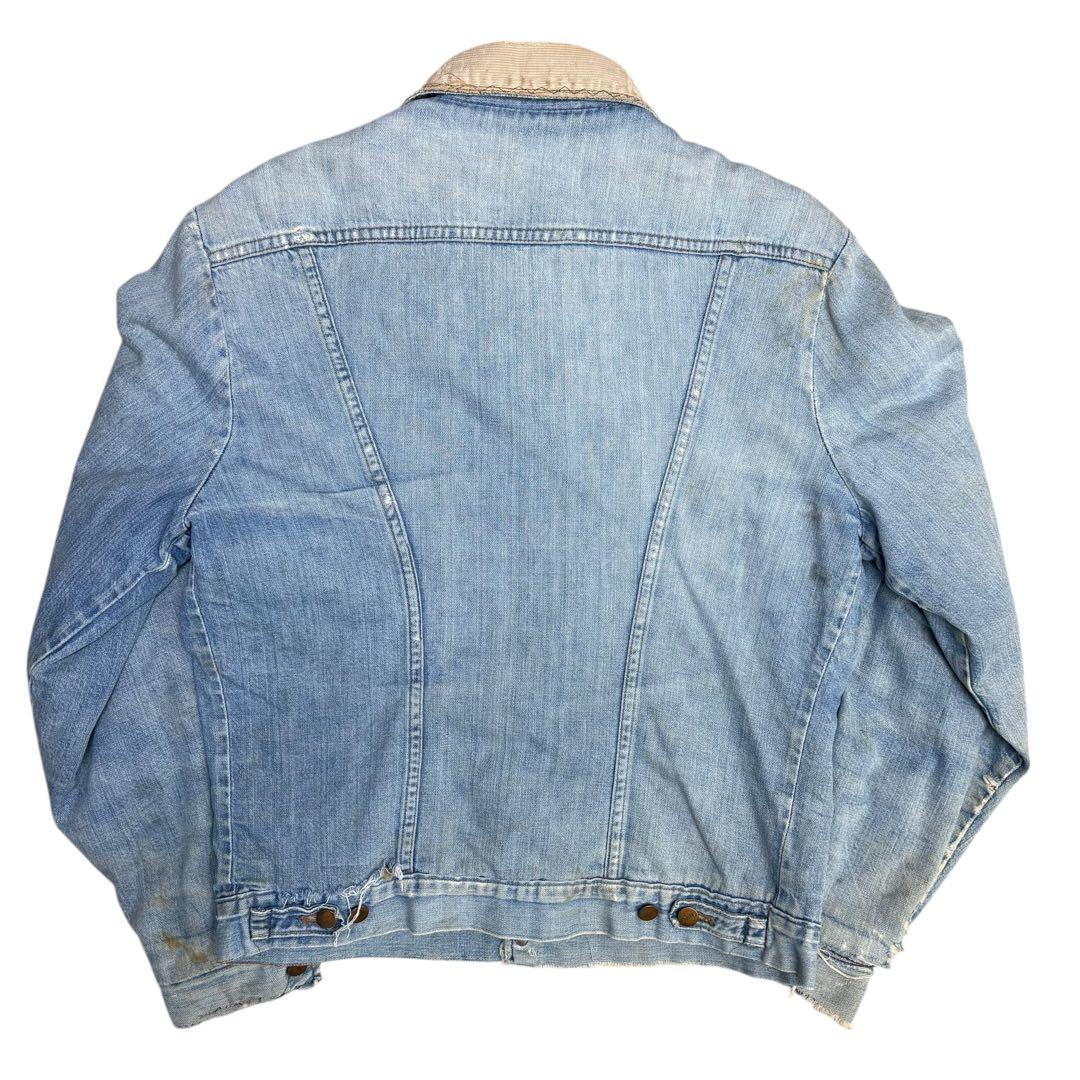 70s usa製 Wrangler デニムランチジャケット ボアライナー ボロ