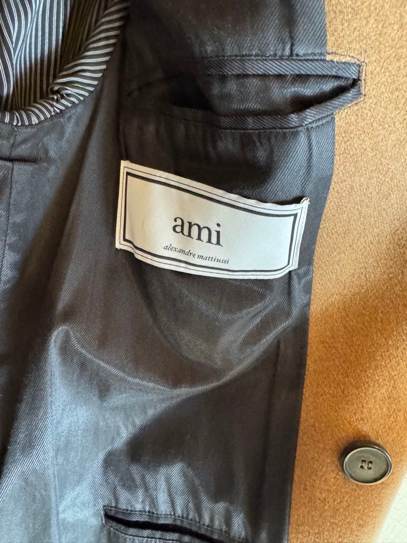 ami ダブルブレスト チェスターコート 46 通販