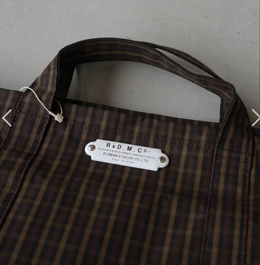 R&D.M.Co. ブラウン系チェック リュック