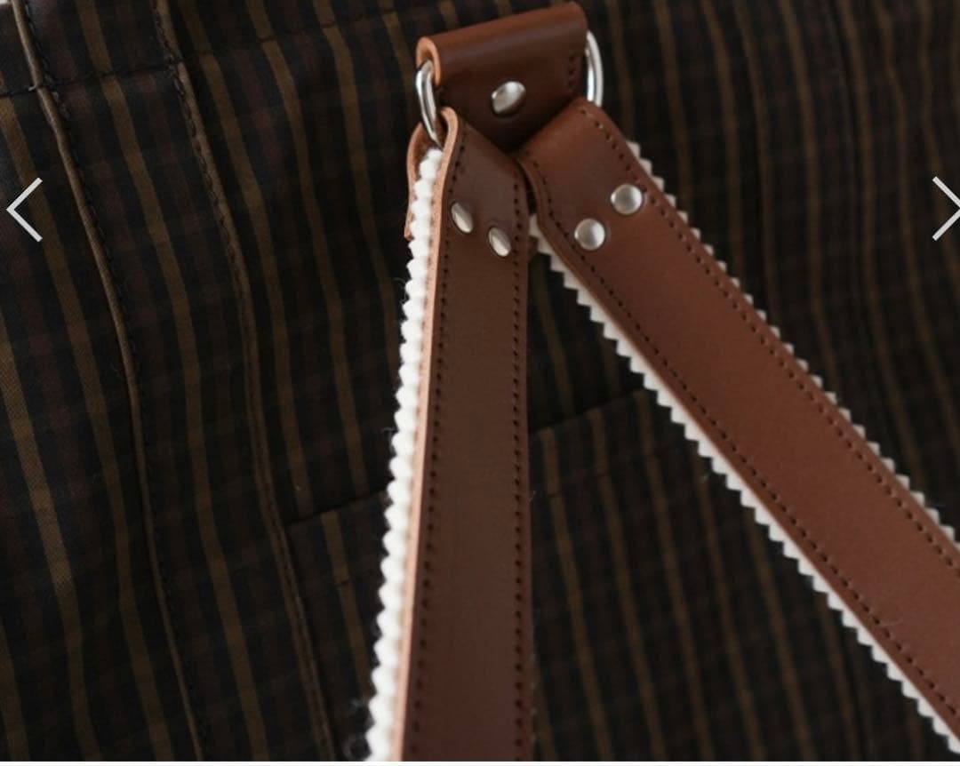 R&D.M.Co. ブラウン系チェック リュック