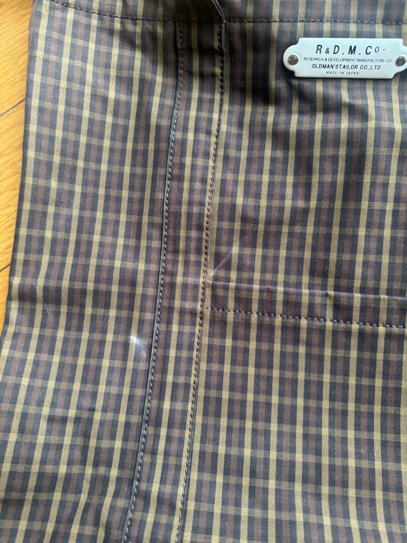 R&D.M.Co. ブラウン系チェック リュック