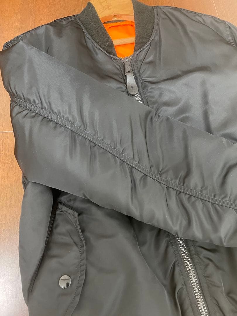 MA-1フライトジャケット ブラック　アルファ　Lサイズ　ジャパンスペック