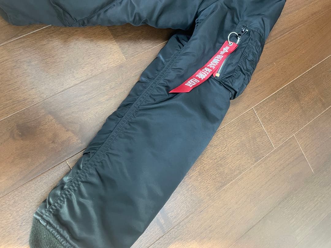 MA-1フライトジャケット ブラック　アルファ　Lサイズ　ジャパンスペック