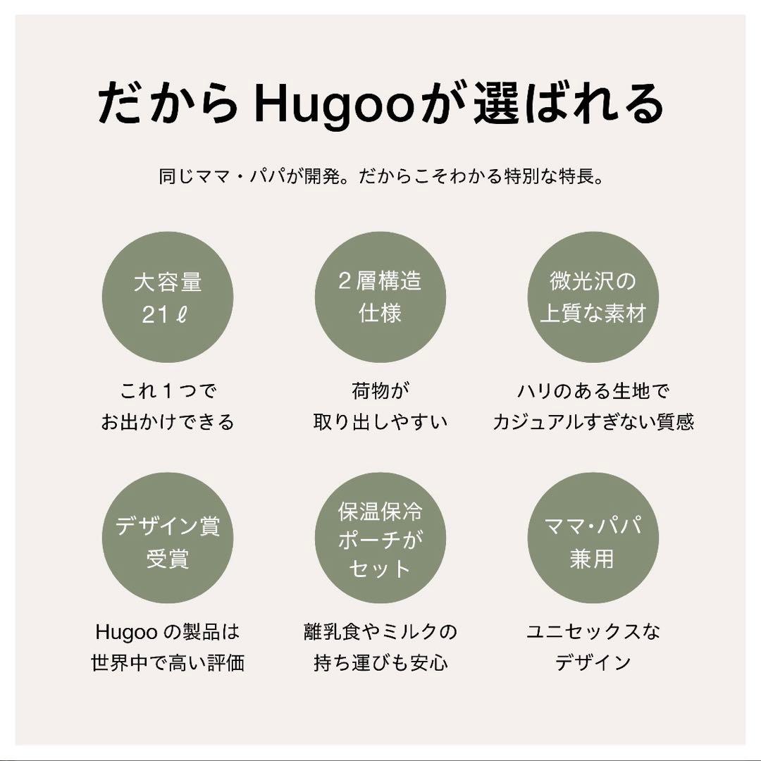 早い者勝ち！Hugoo（ハグー）　ペアレンツバッグ