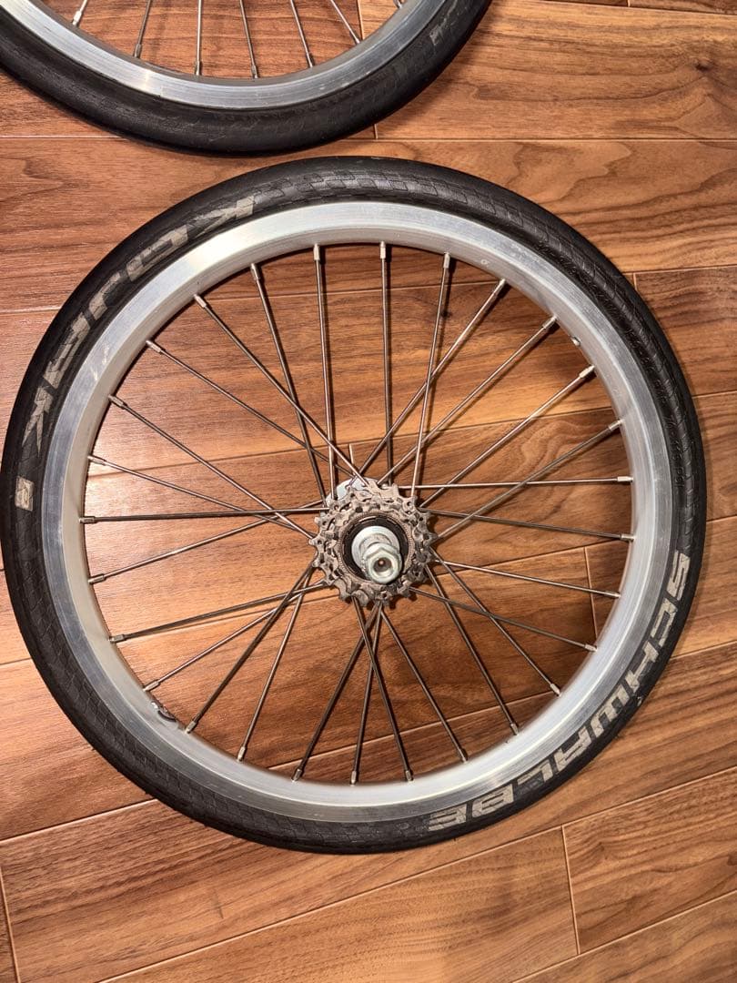 【軽量3速化】ブロンプトン 純正外装ホイールセット & シュワルベ コジャック付