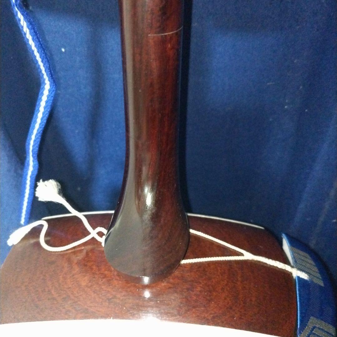 三味線 中棹 東さわり有り 短棹 破れ無し ハードケース付き