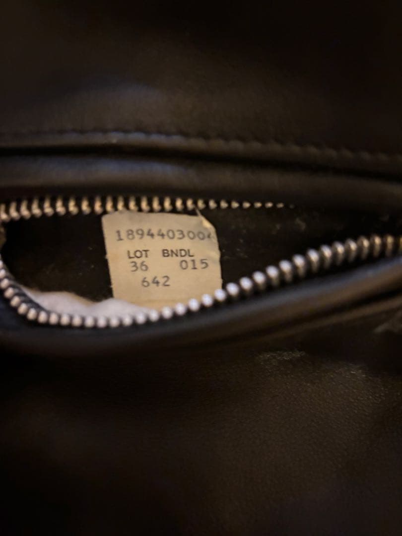 schoot 642 シングルライダース レザージャケット36 黒