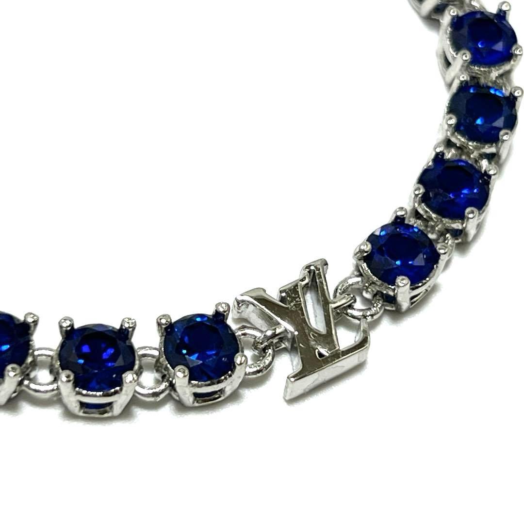 定価約13万】ルイヴィトン メンズ LV クリスタル ブレスレット