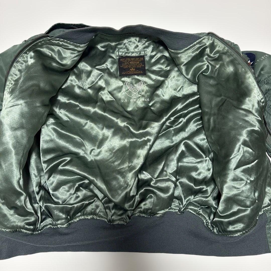 アルファ ALPHA L-2B フライトジャケット【M】カーキ USA