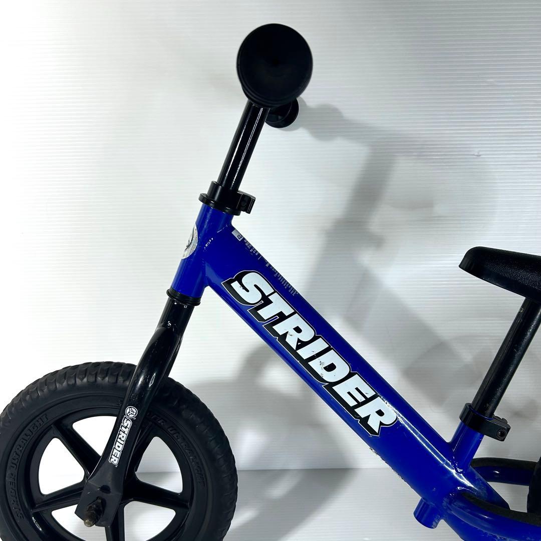 美品☆ストライダー クラシック 12 キックバイク ブルー 補助なし