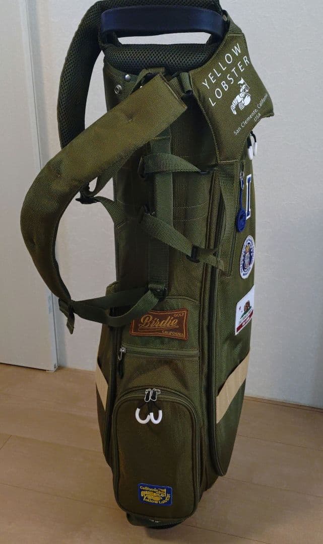 Yellow Lobster ゴルフキャディバッグ オリーブグリーン