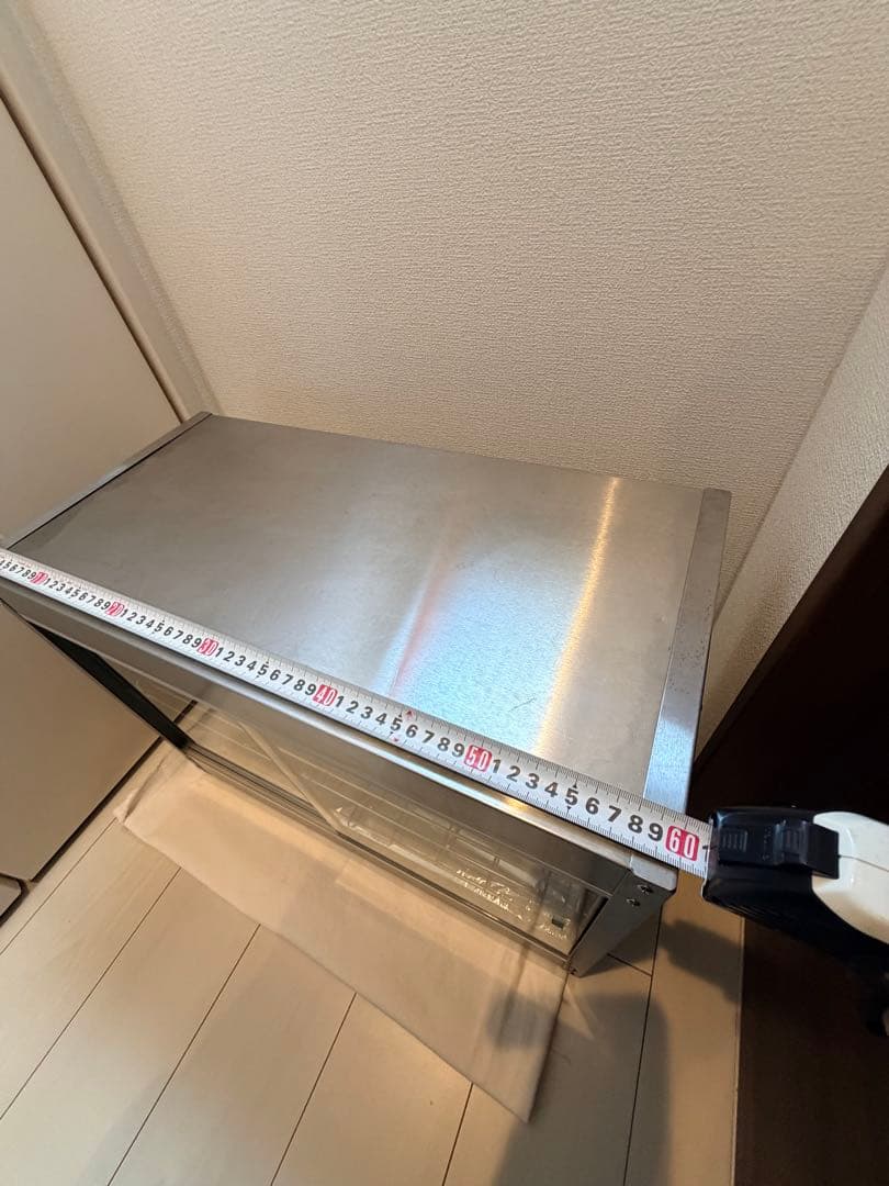 ステンレス製二段式ホットショーケースw600×D300×H460動作確認済み