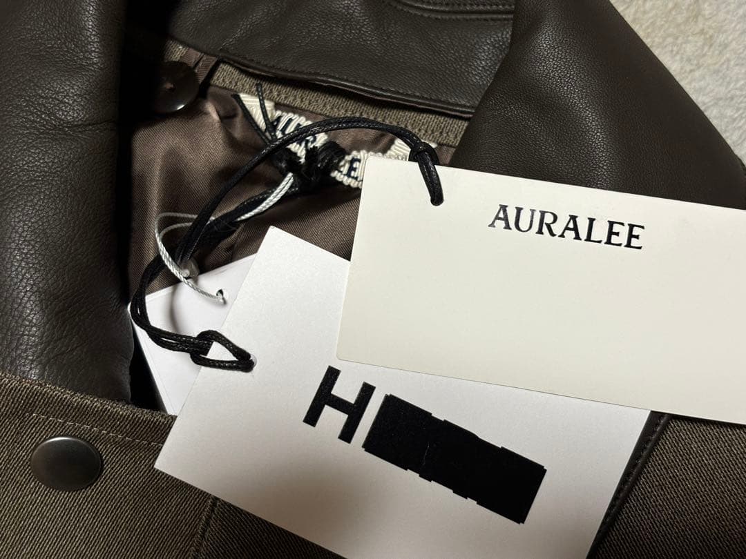 ジャケット・アウター AURALEE TWILL LAMINATE HUNTING BLOUSON