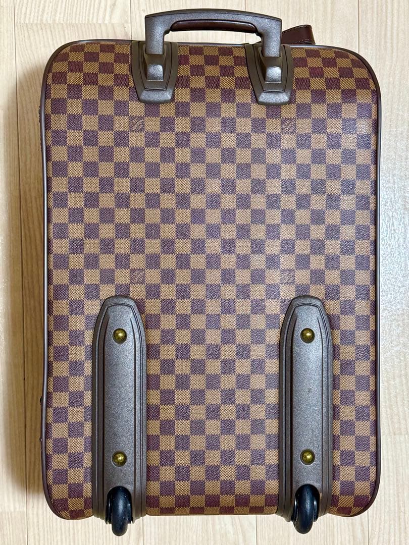 【極美品】ルイヴィトン ダミエ ペガス 55 レザー スーツケース ユニセックス