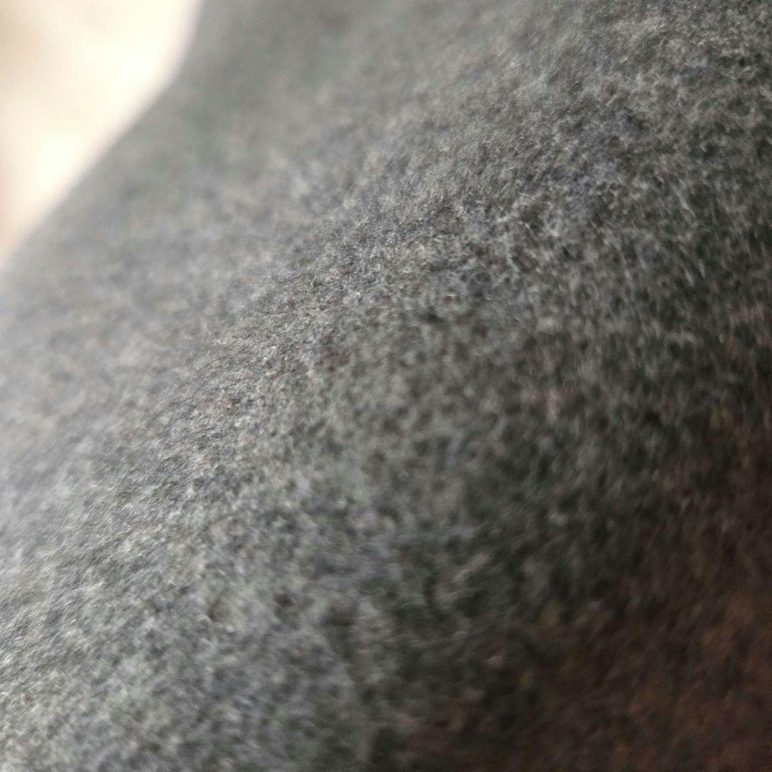 IENA イエナ☆ウール グレー ポンチョ ケープ コート パイピング