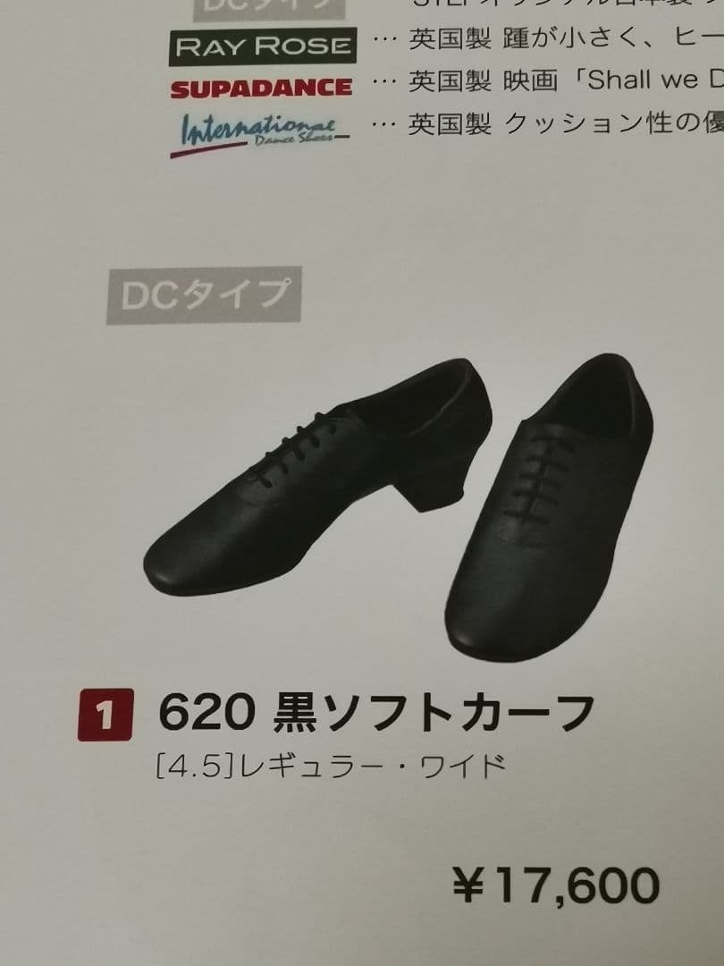 【新品】社交ダンス　メンズラテンシューズ　25　ステップダンスプラス DC620