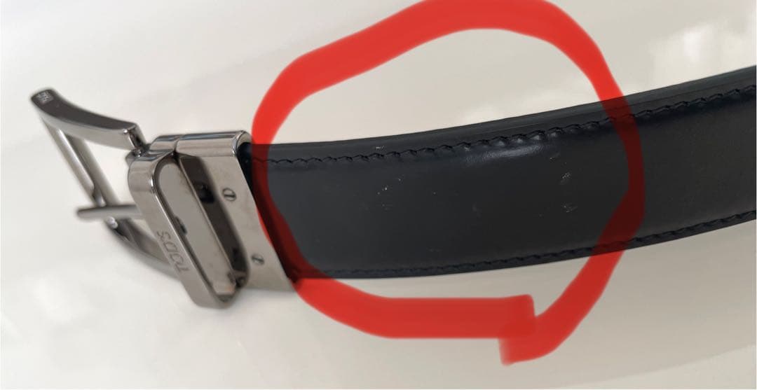 TOD’S ベルト　リバーシブル　FIBBIA REVERSIBILE 30