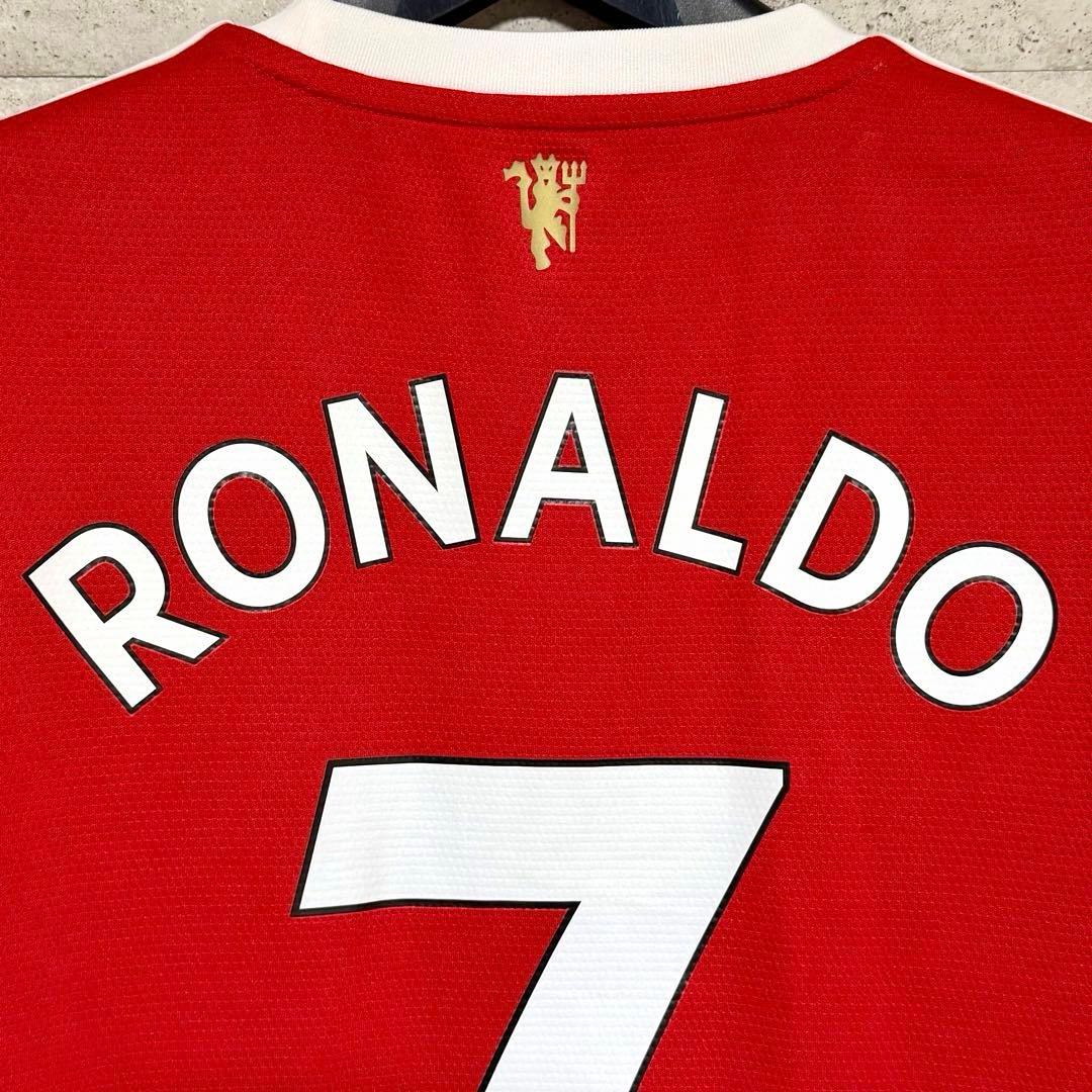 極美品！】21/22 マンチェスター・U ♯7 C・ロナウド【Lサイズ