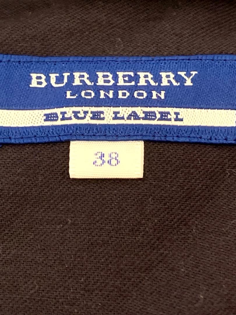 【美品】BURBERRYピンク系ウールチェック ノースリーブミニワンピース 38